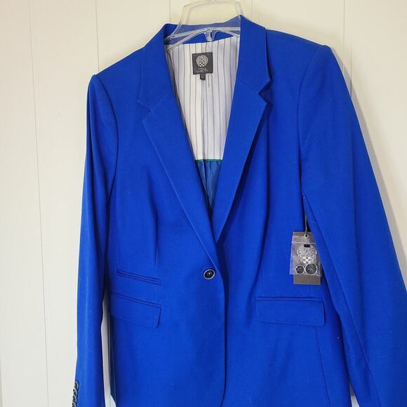 Vince Camuto NWT Cobalt Blue Blazer Size 14 - Picture 2 of 13